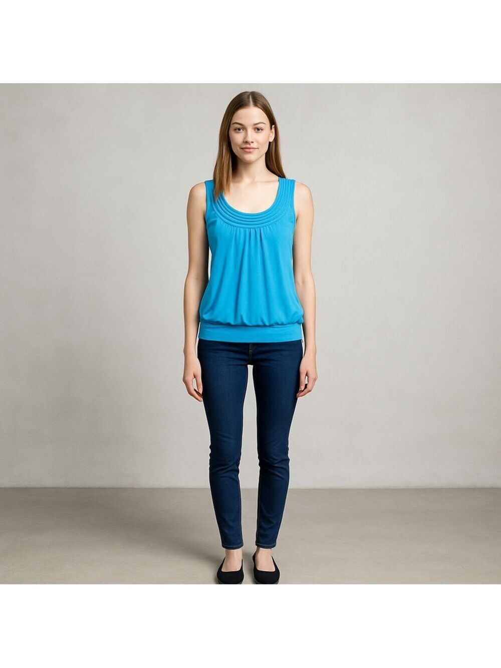 Sky Blue Sleeveless Top Size Small